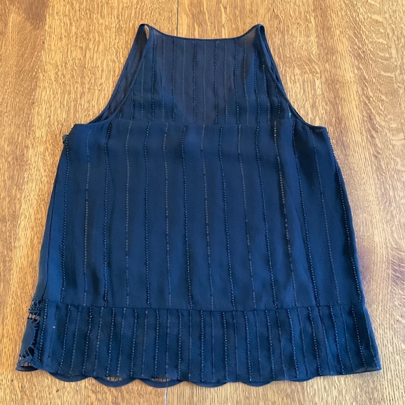 Leifsdottir Black Silk Camisole. - Picture 2 of 3